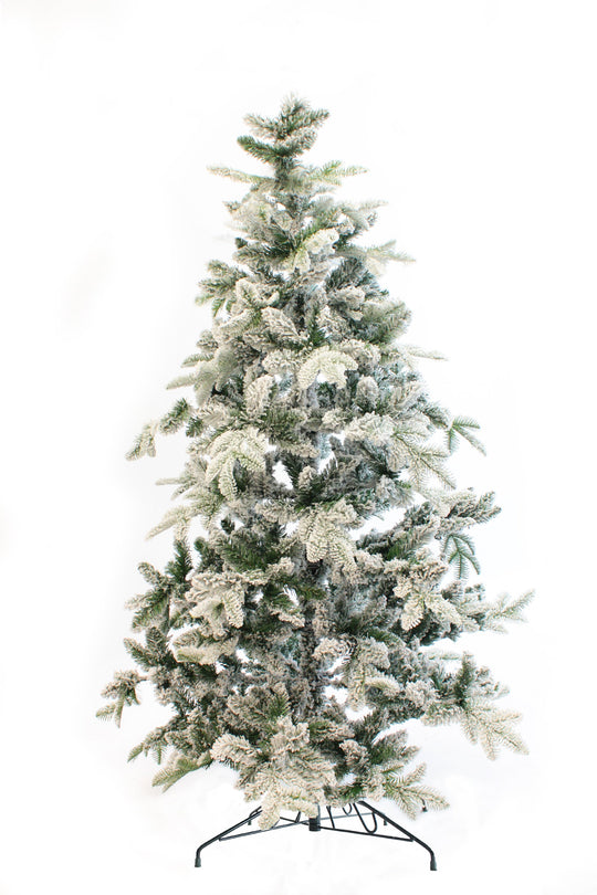 Alpine Fir Artificial Christmas Tree - Snow Flocked