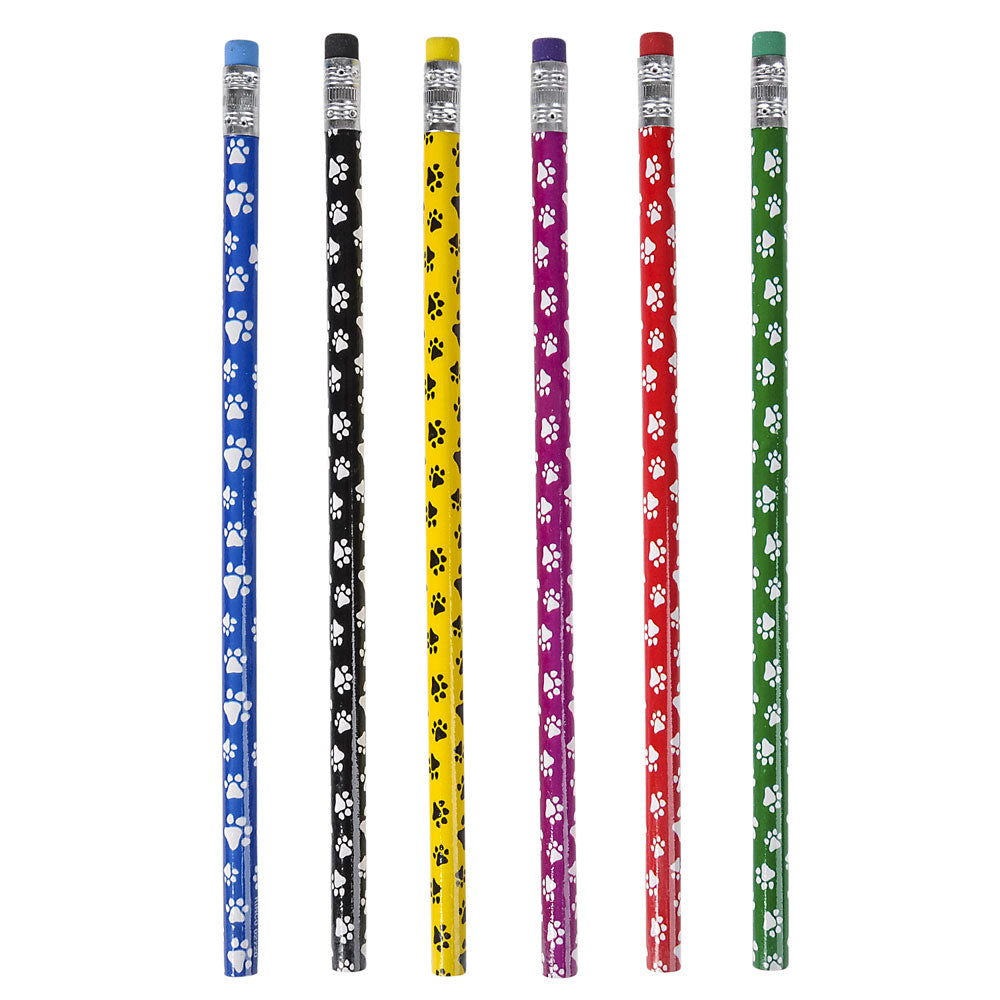 Paw Print Pencils (1 DZ)