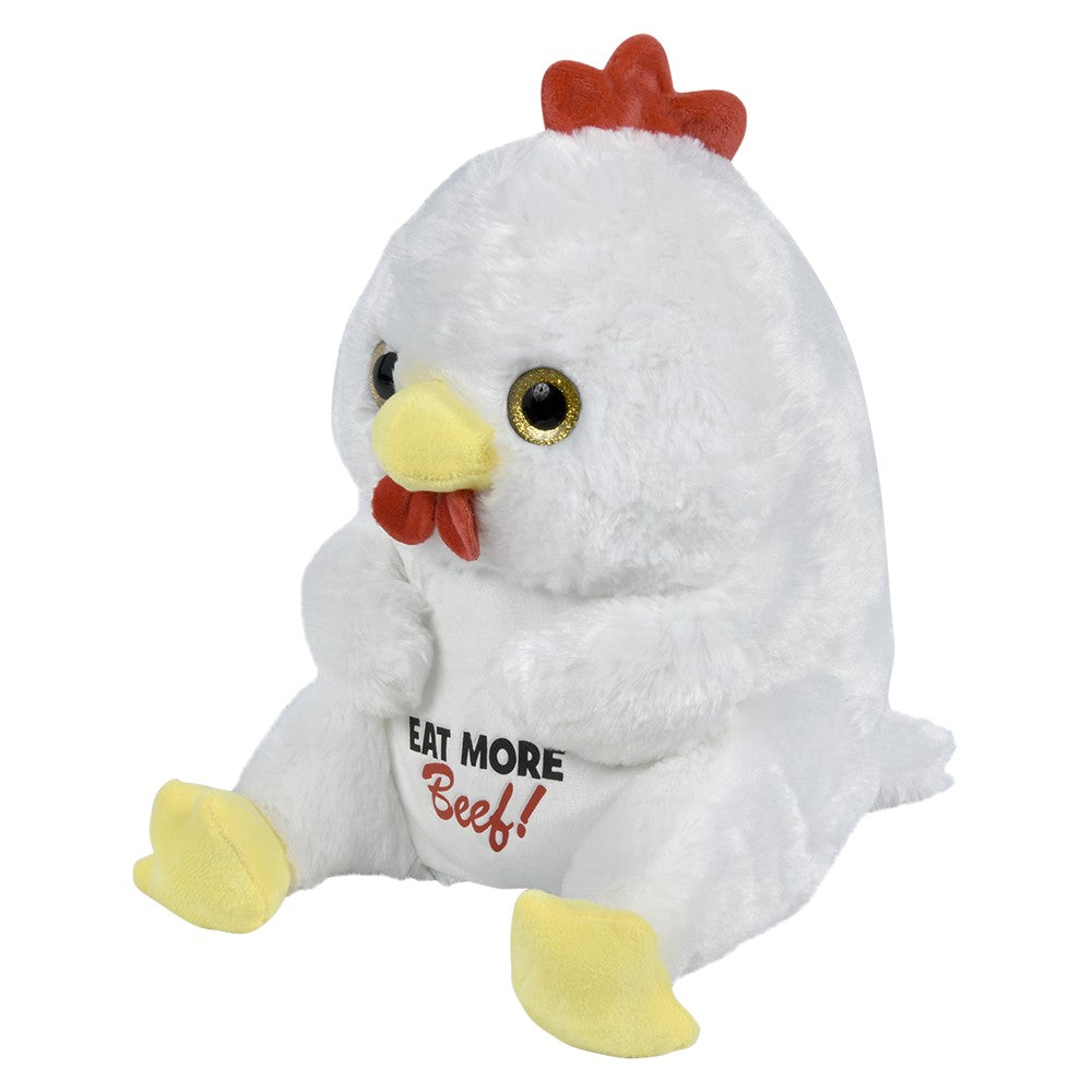 Belly Buddy Chicken Plush Chicken Eat More Beef