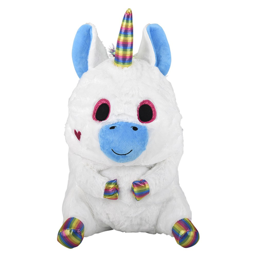 Unicorn Plush Belly Buddy 20"