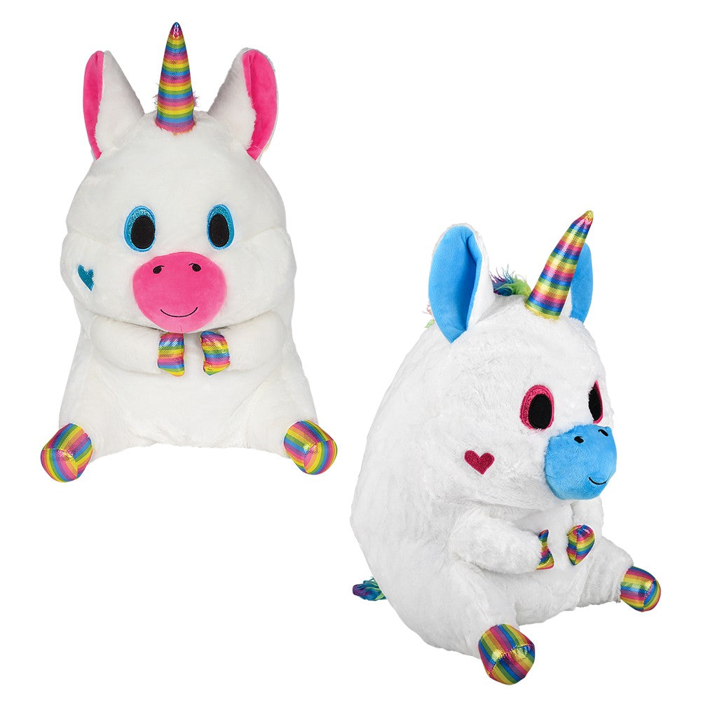 Unicorn Plush Belly Buddy 20"