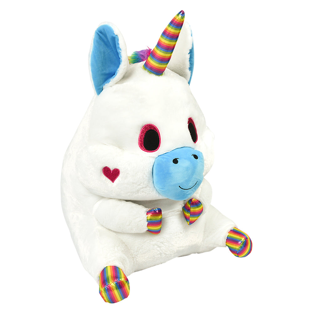 Unicorn Plush Belly Buddy 23"