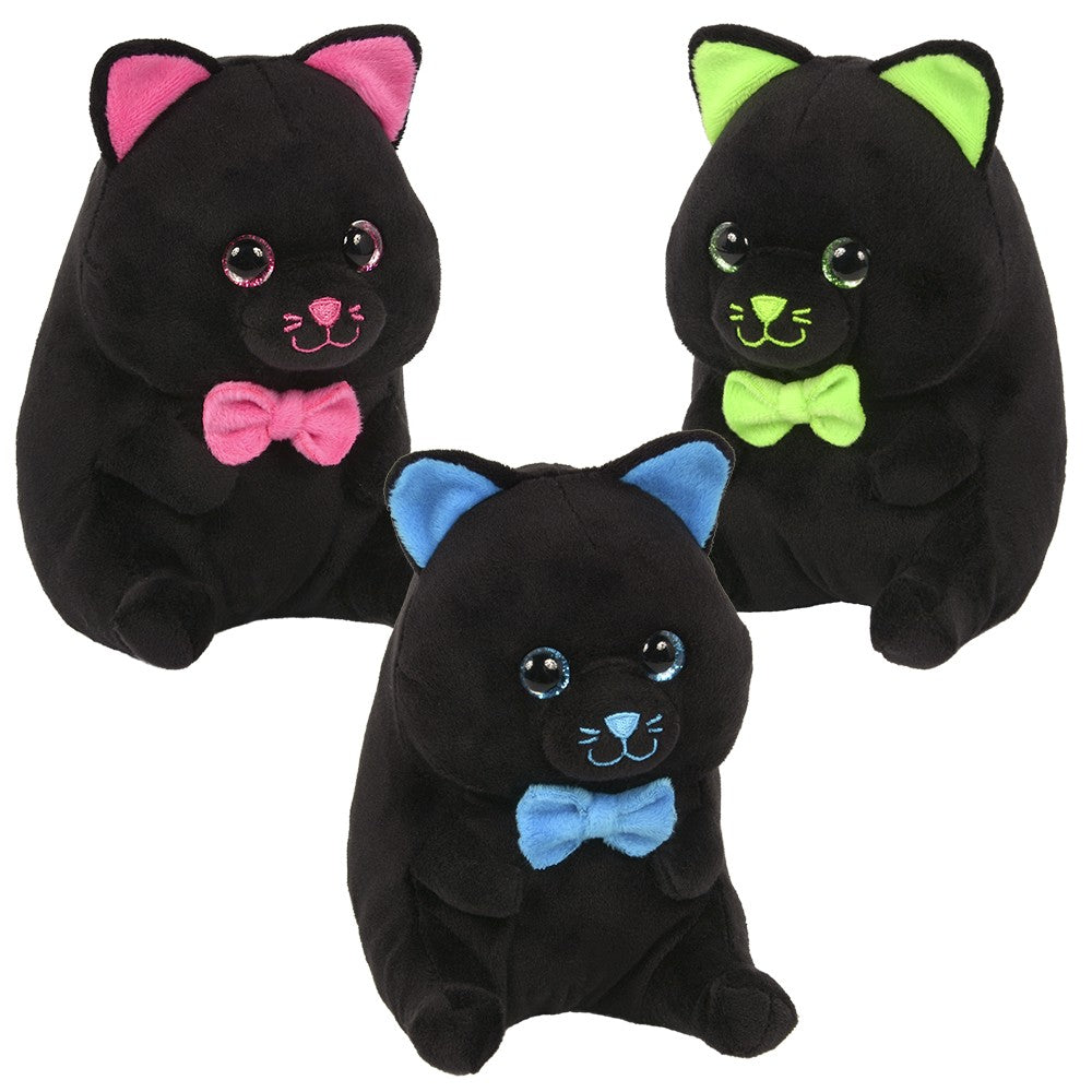 Black Cat Belly Buddy Plush (5")