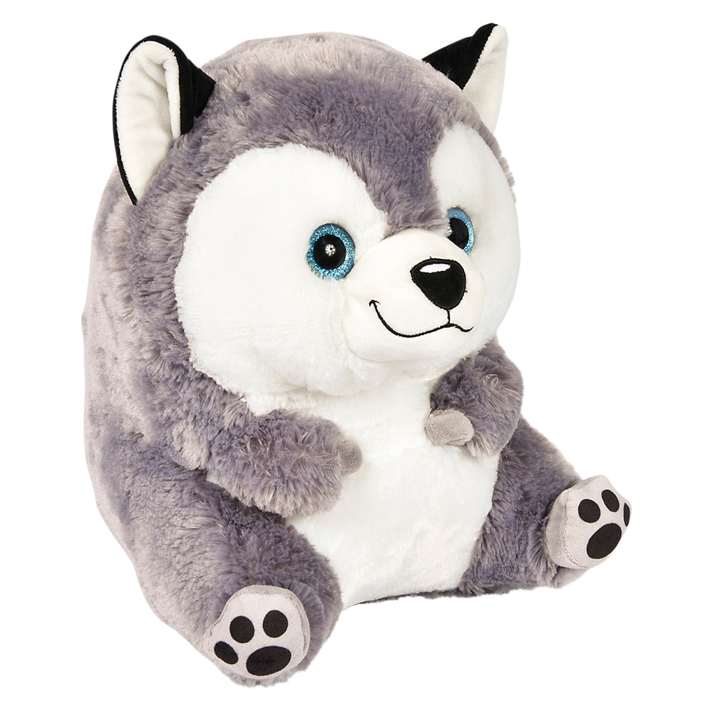 Husky Plush Belly Buddy 13"