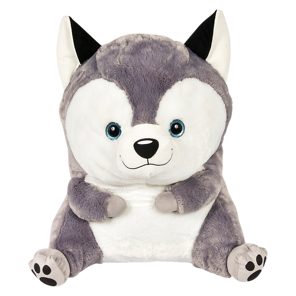 Husky Plush Belly Buddy 26"