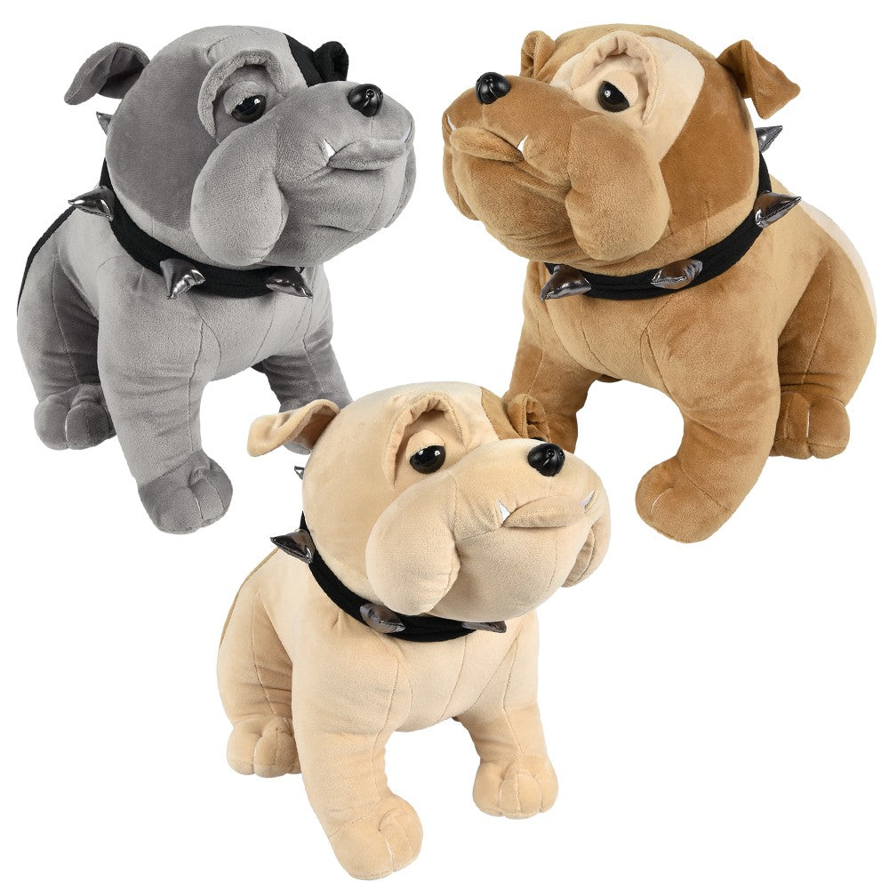 Bulldog Plush Toy 15" (1 PC)