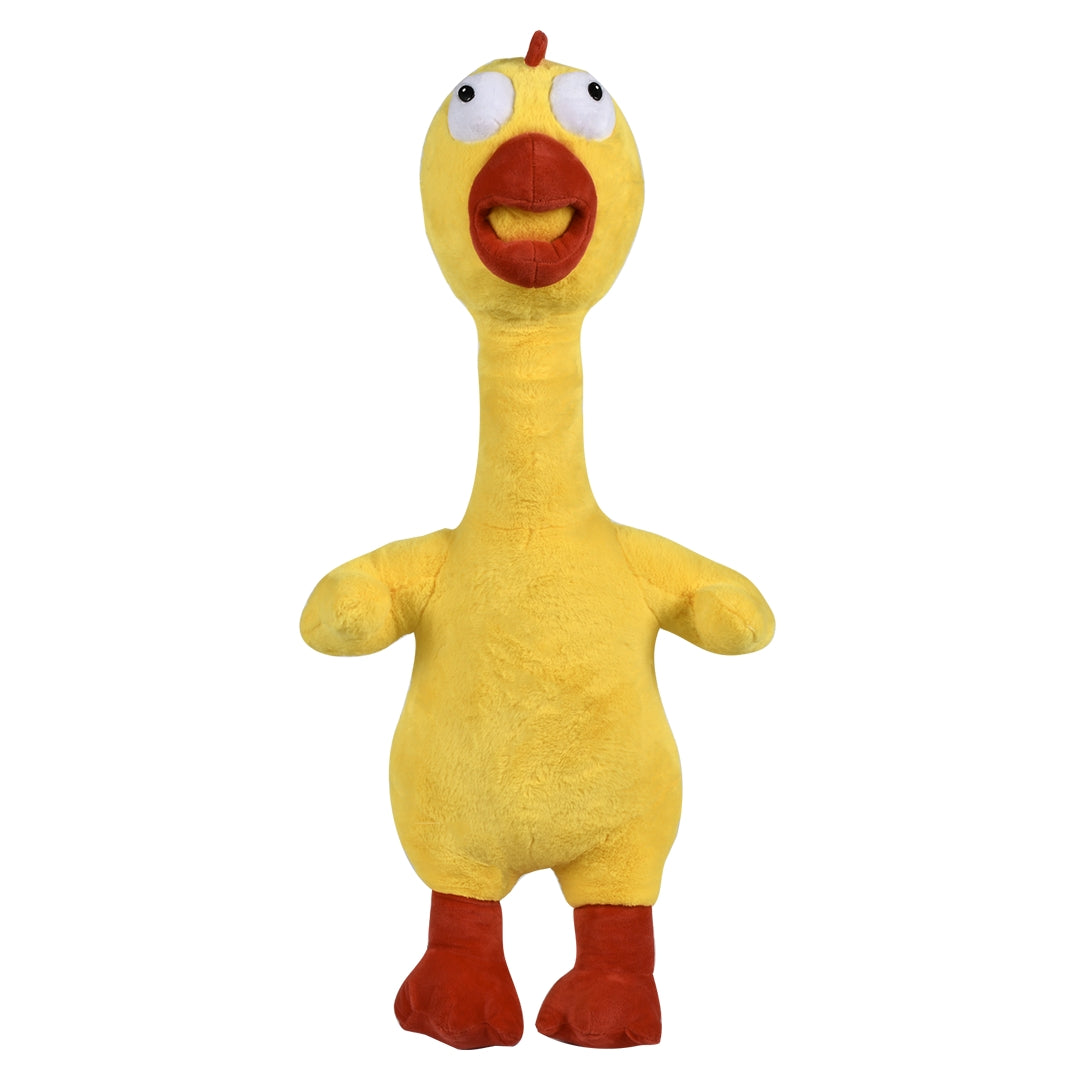 Screeching Chicken Plush 37"