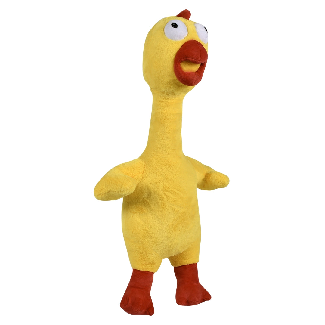 Screeching Chicken Plush 37"
