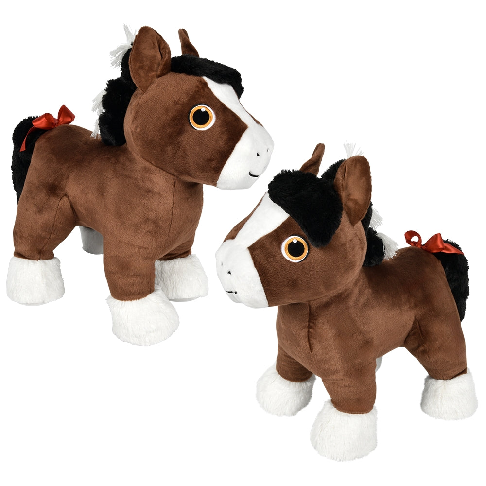 Clydesdale Horse Plush 21" (1 PC)