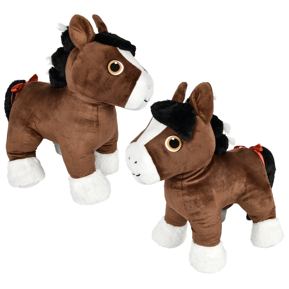 Clydesdale Horse Plush (25 in)