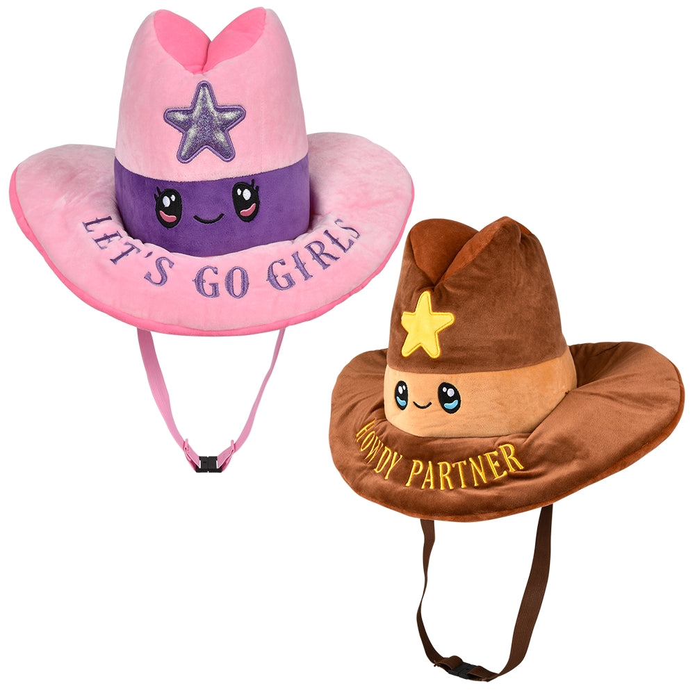 Cowboy Plush Hat 8"