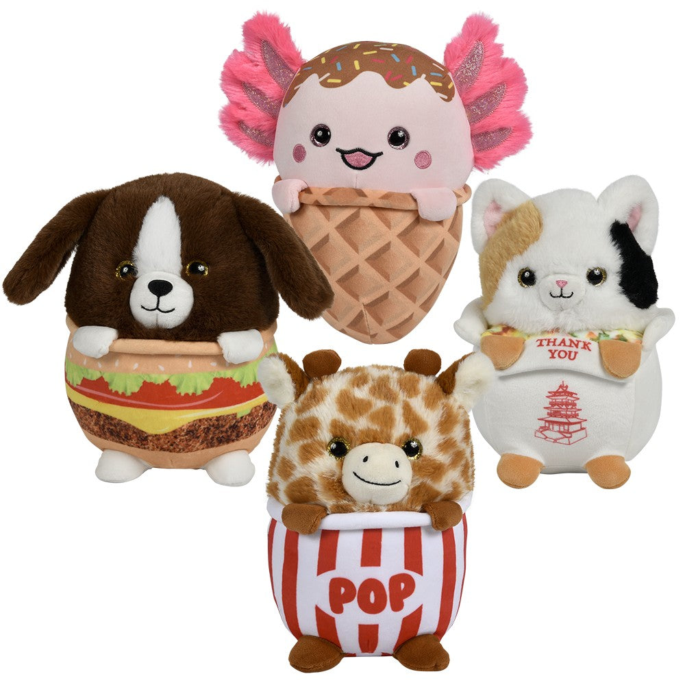 Plush Foodie 8" Assortment