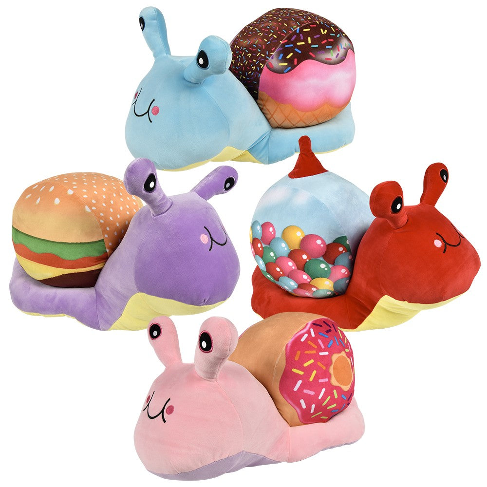 Plush Snail Foodies (SS) 24"
