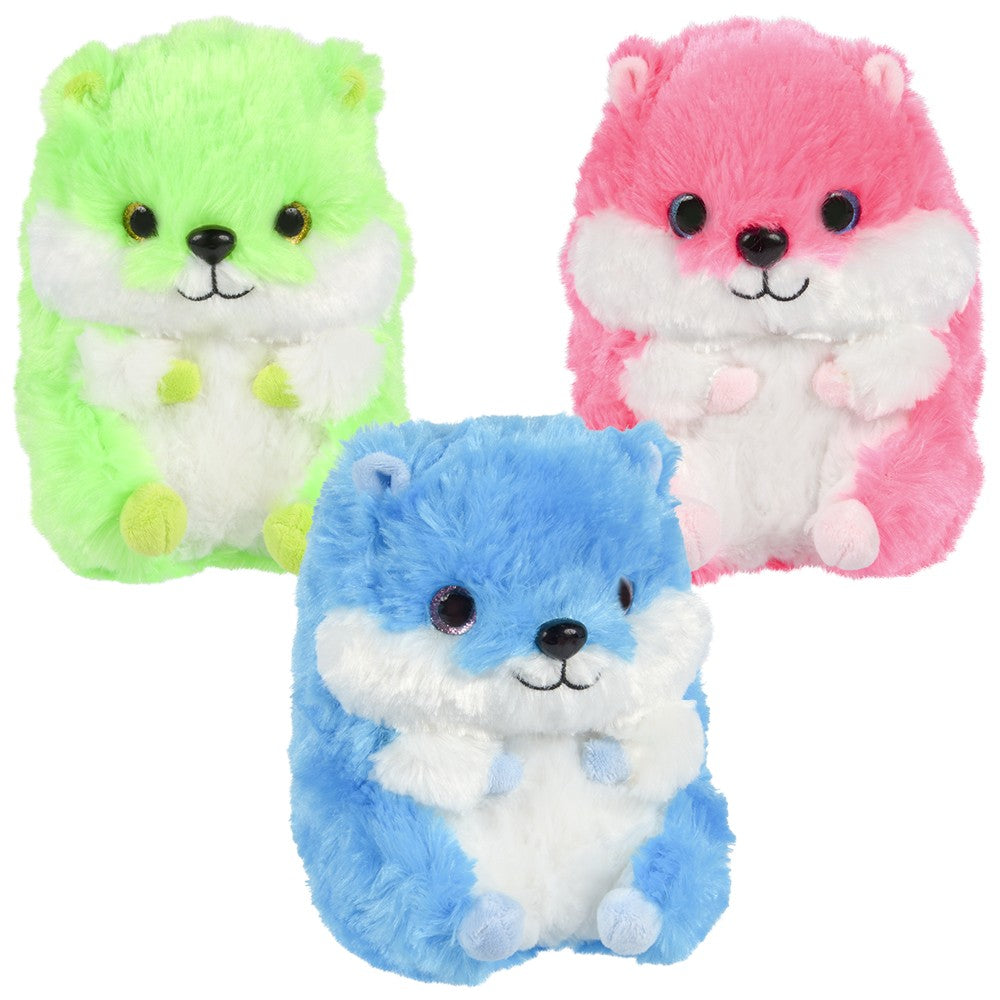 Plush Hamster Colorful 7"