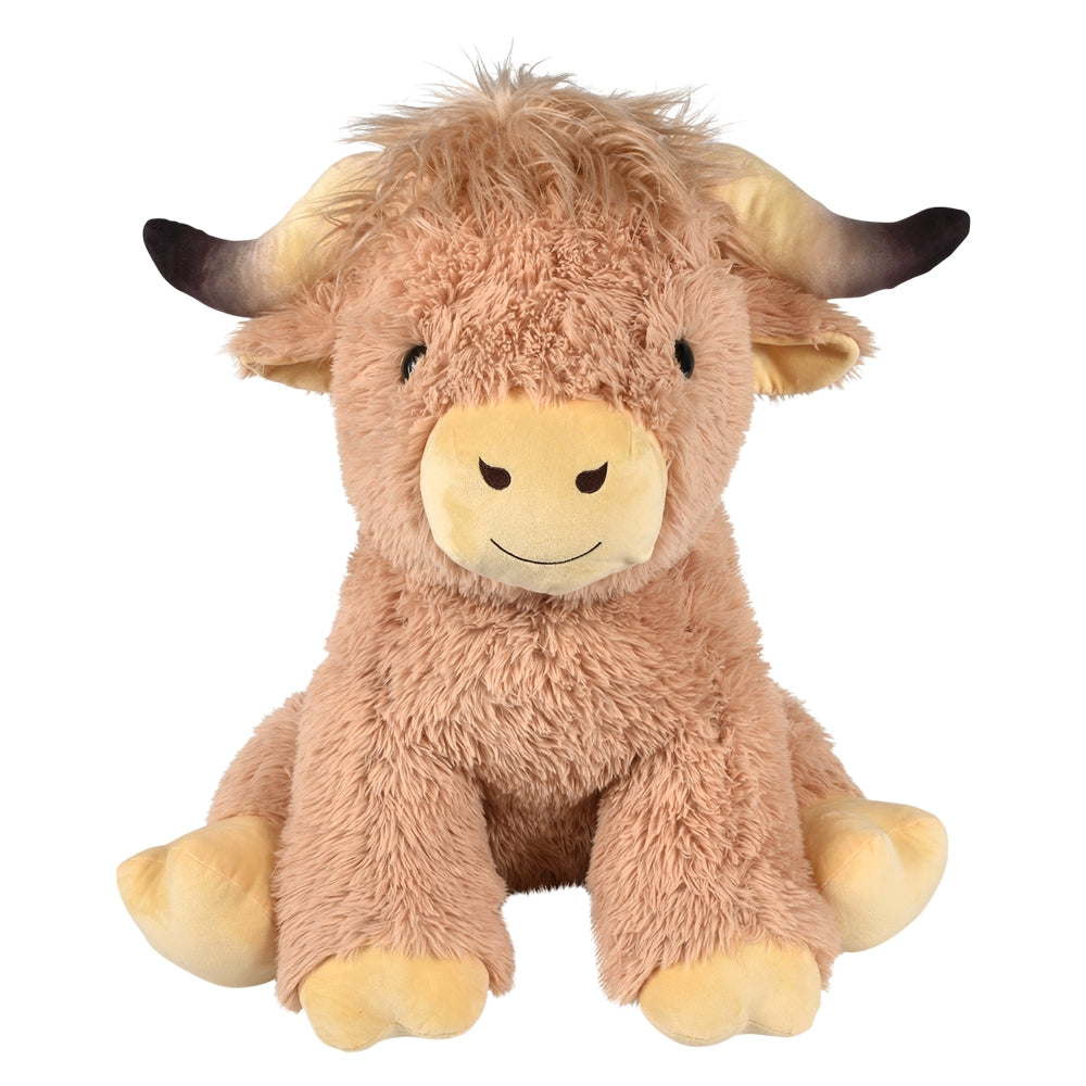 Highland Cow Plush (30" Super Stuffed)