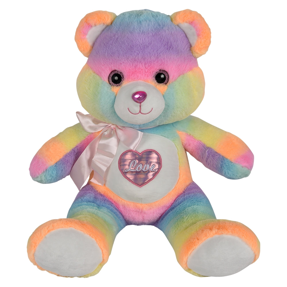 Cotton Candy Heart Bear 24" Plush