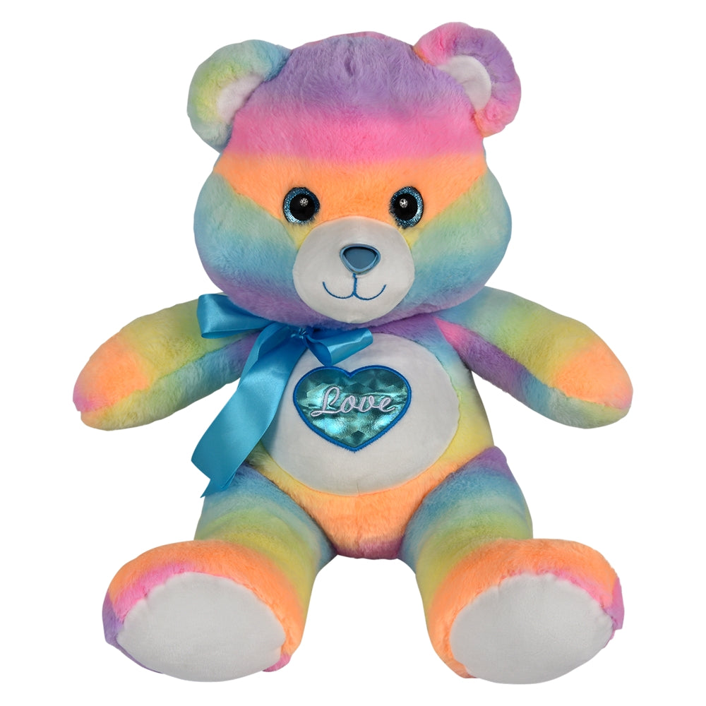 Cotton Candy Heart Bear 24" Plush