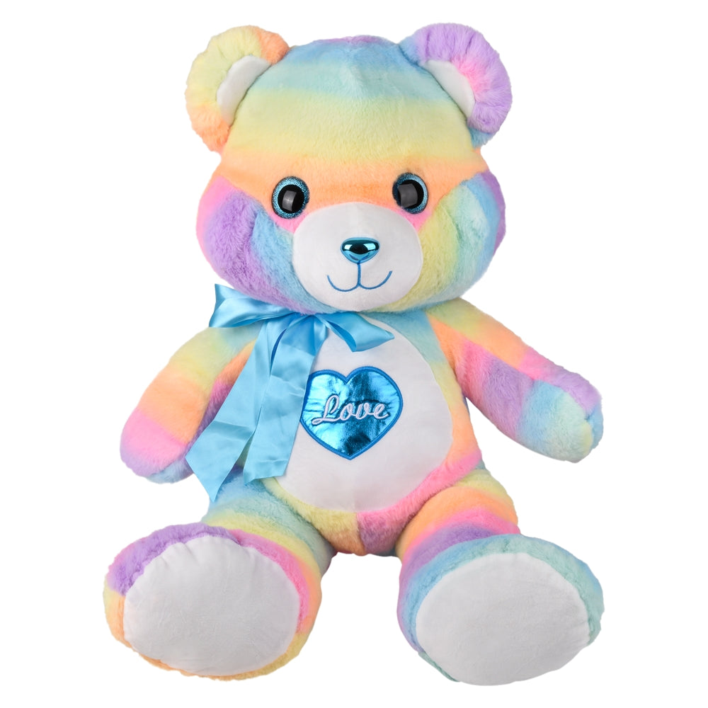 Cotton Candy Heart Bear Plush (32 in)