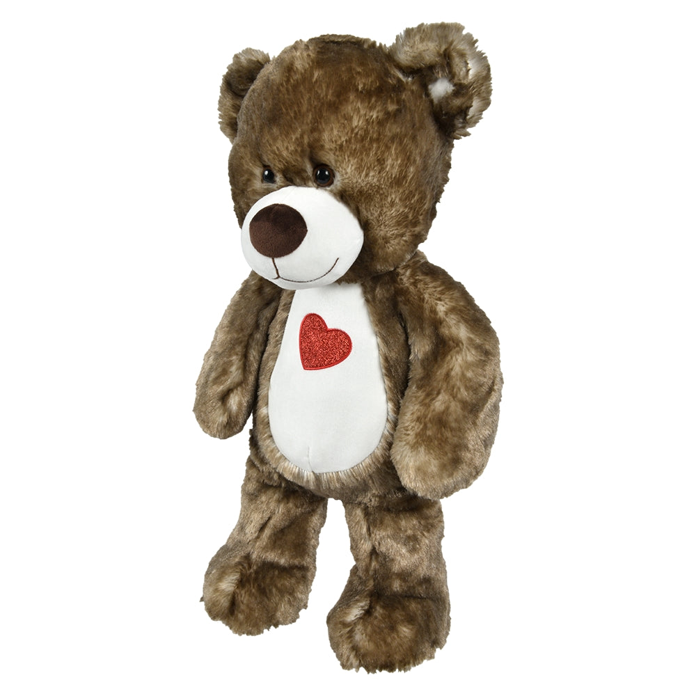 Plush Teddy Bear Heart Bears 23.5" Cotton Candy Natural Heart Bears