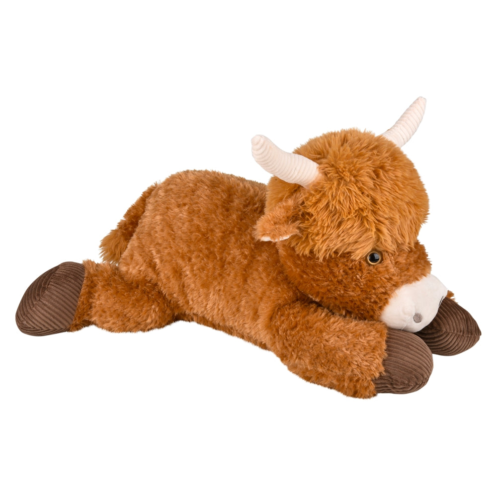 Highland Cow Plush 23.5" Laying Cow