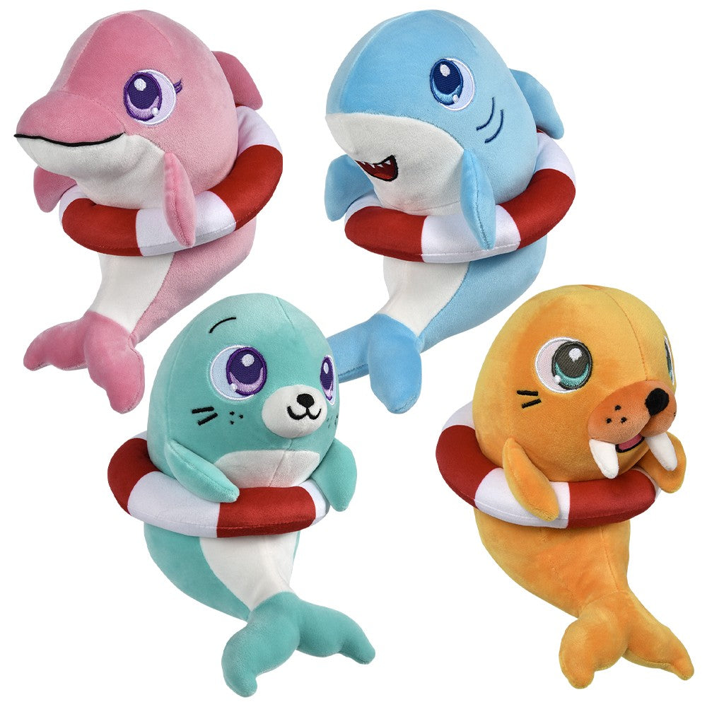 Stuffed Sealife Life Preserver Plush 8.5"