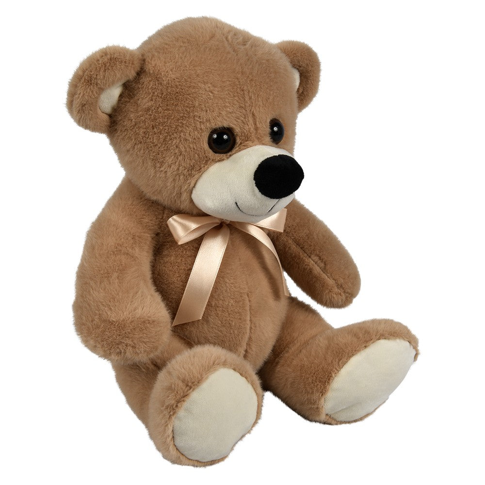 Plush Sitting Mink Bear