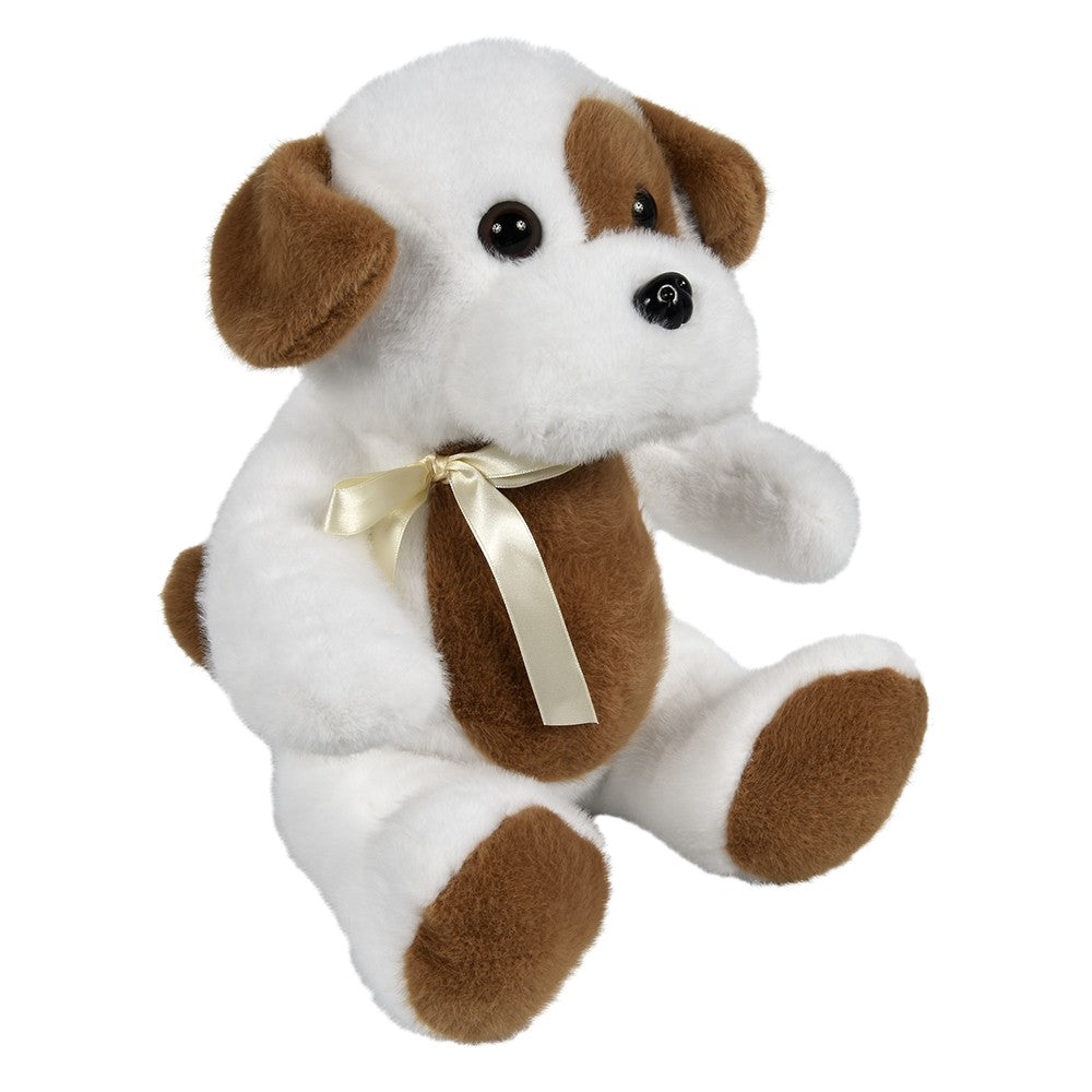 Plush Sitting Mink Dog 12"