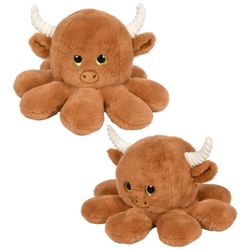 Octo-Highland Cow Plush (10 in)