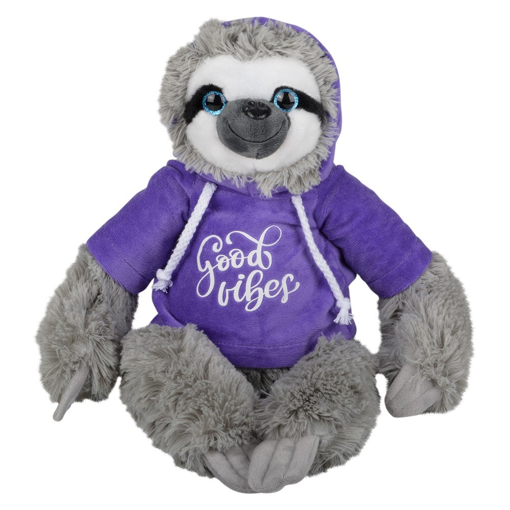 Plush Sloth With Hoodie (1 PC)