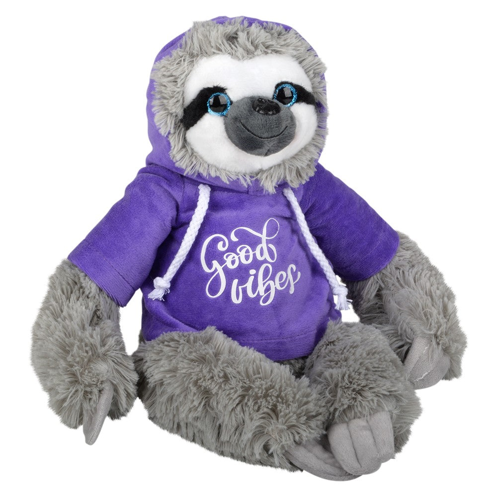 Plush Sloth With Hoodie (1 PC)