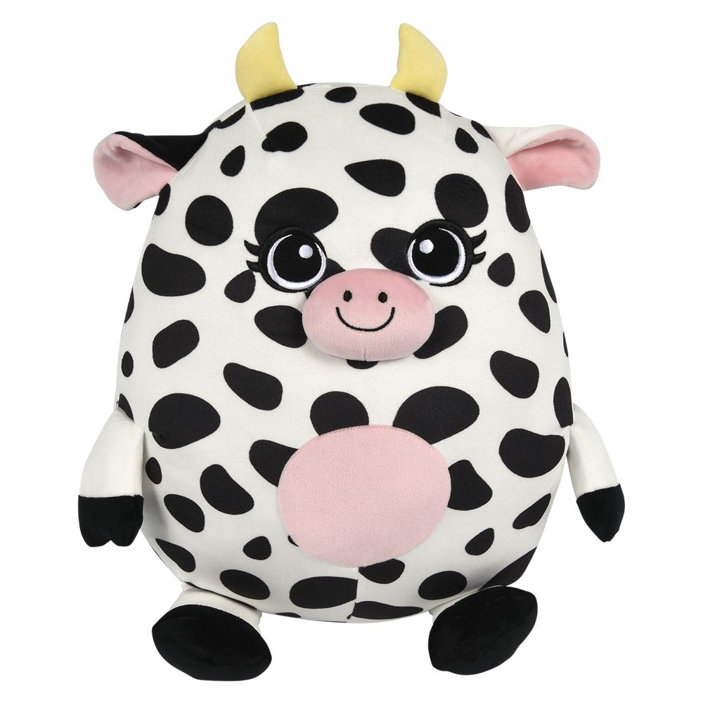 Squishy-Ishy Pig And Cow Plush (12")