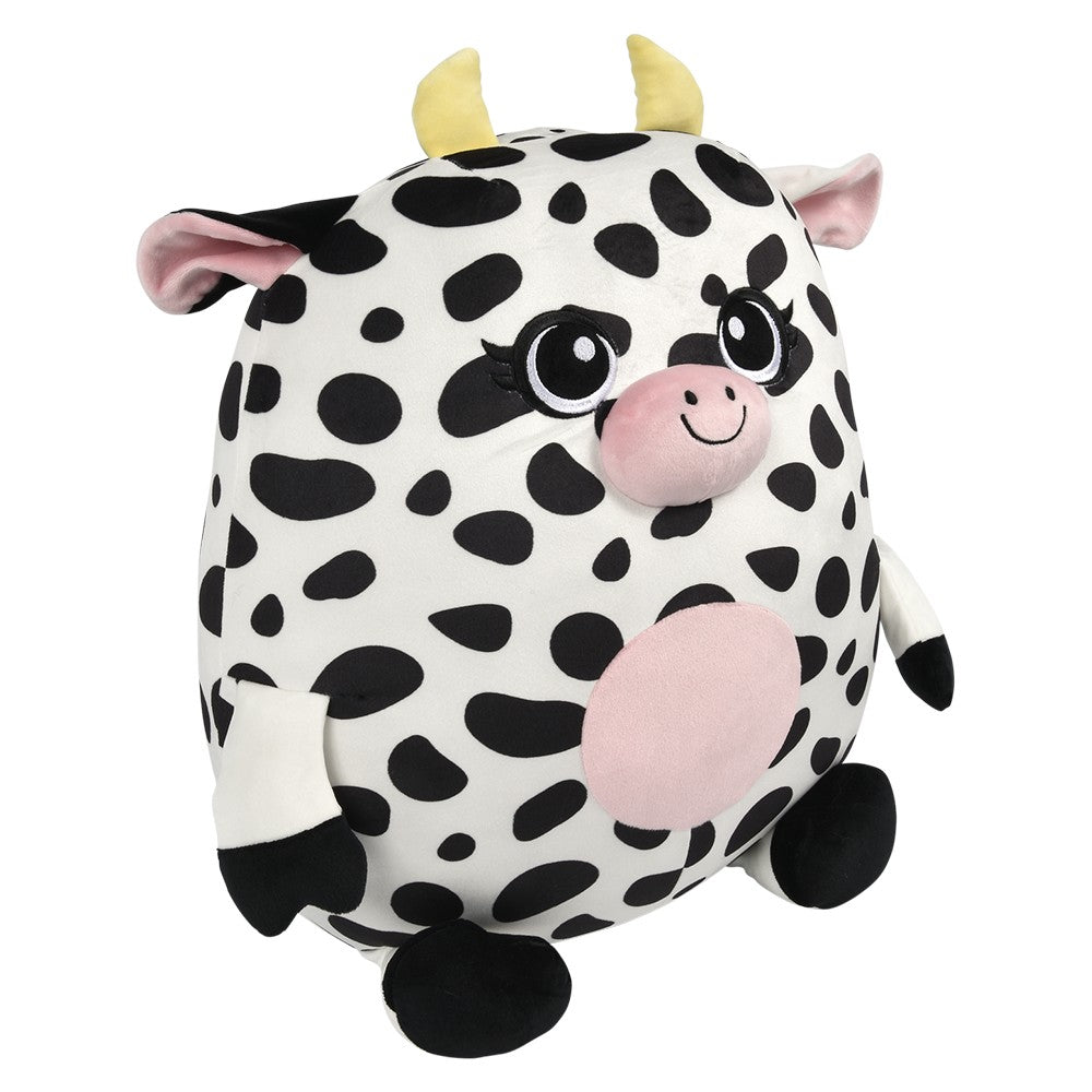 Squishy-Ishy Pig And Cow Plush 15"