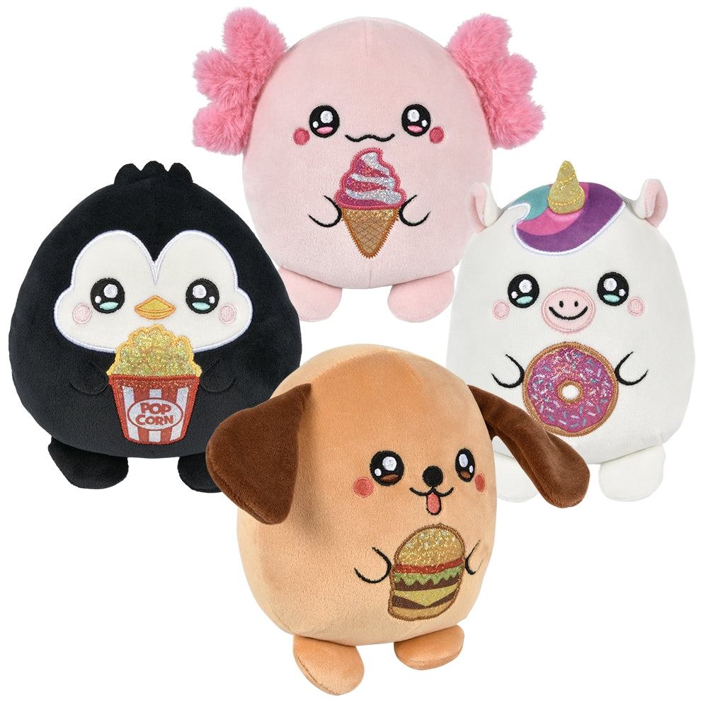 Foodie Animal Squishy-Ishies Backpack Clip