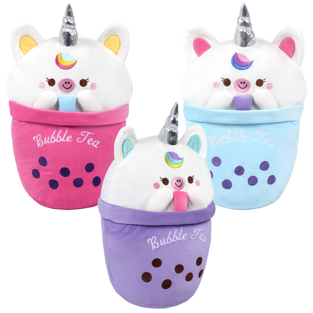 Bubble Tea Plush Animal Cup (23 in)