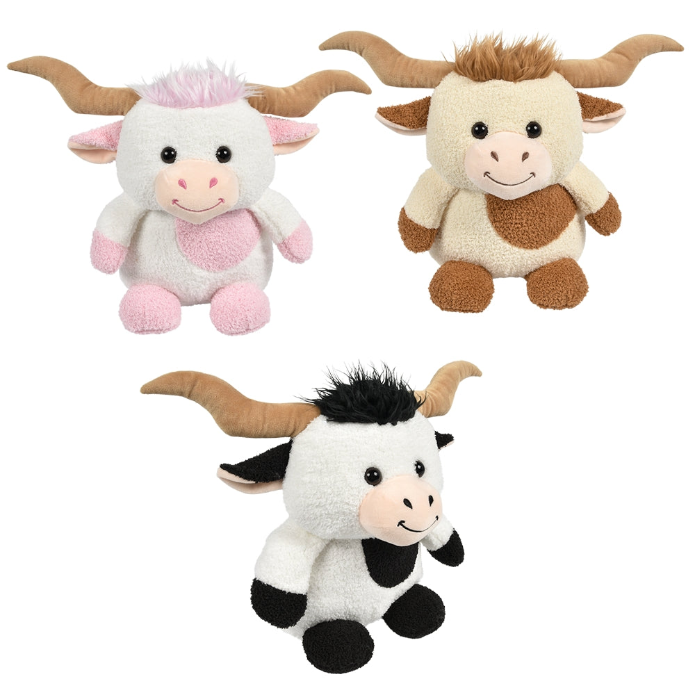 Plush Longhorn Cattle 12.5"