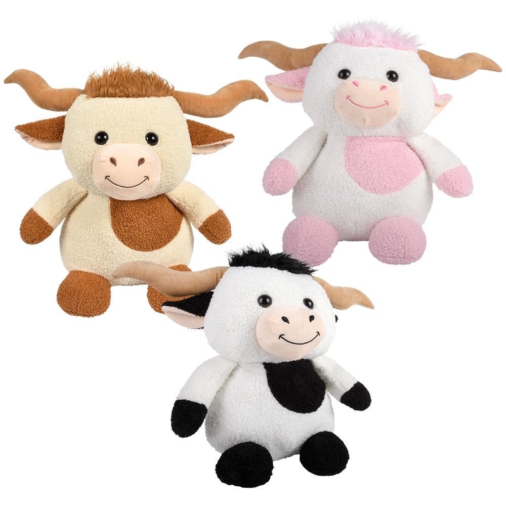 Longhorn Cattle Plush 17"