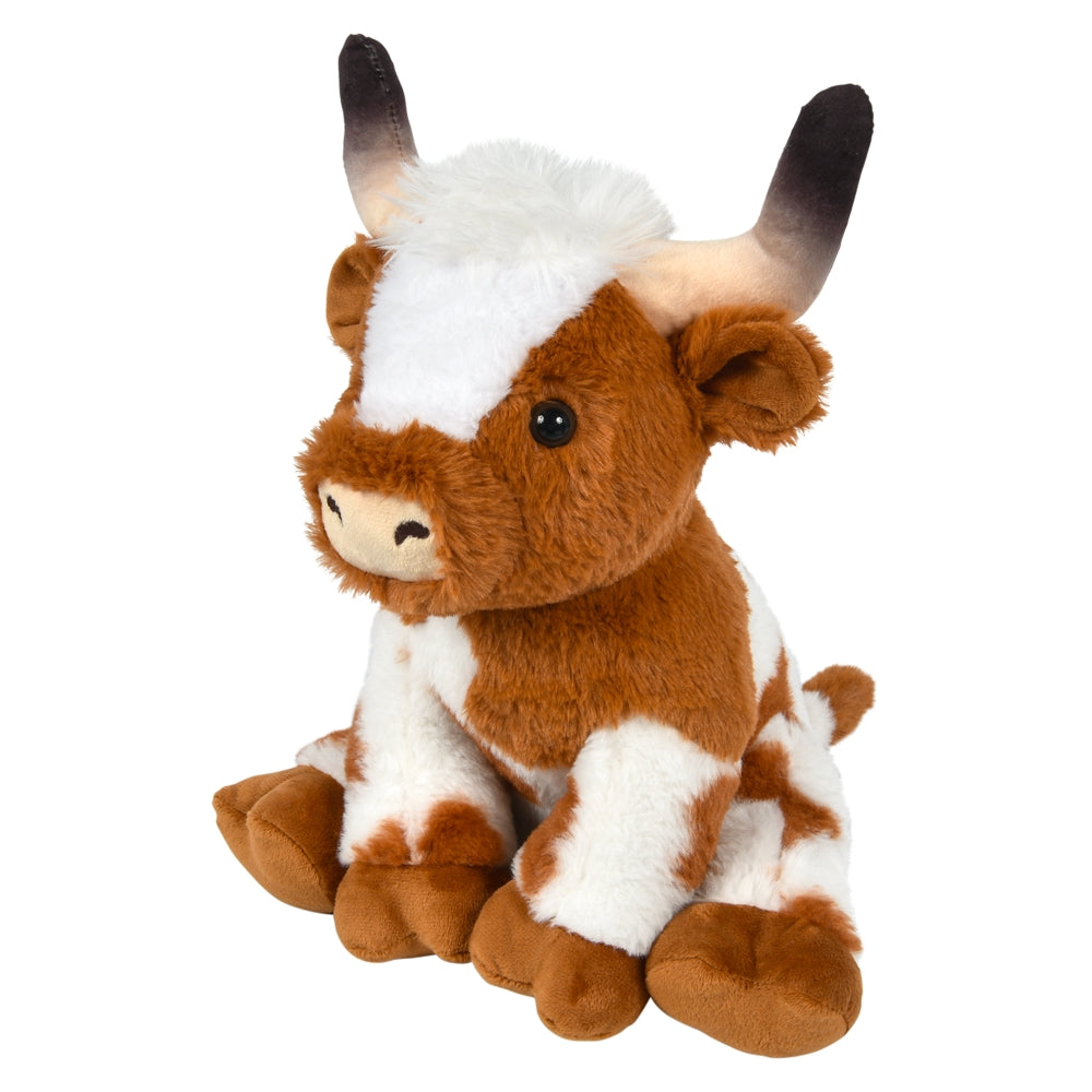 Plush Longhorn Cow 9"