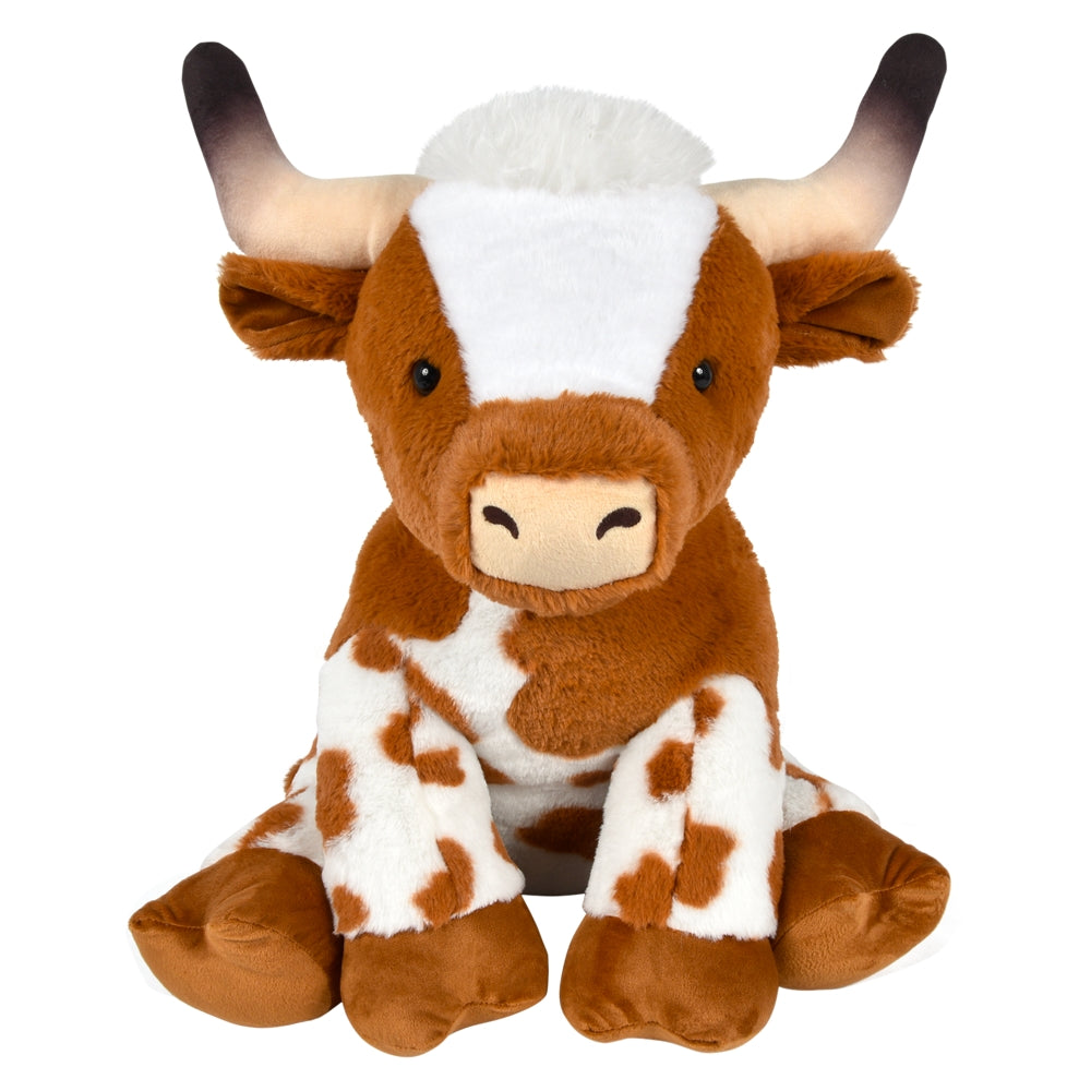Plush Longhorn Cow 16"