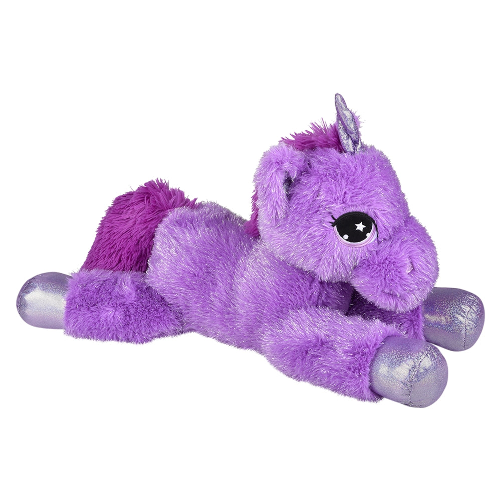 Unicorn Plush 24" Mink Highlight Laying Unicorn
