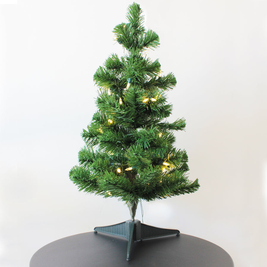 2' Pre-Lit USB Tabletop Tree