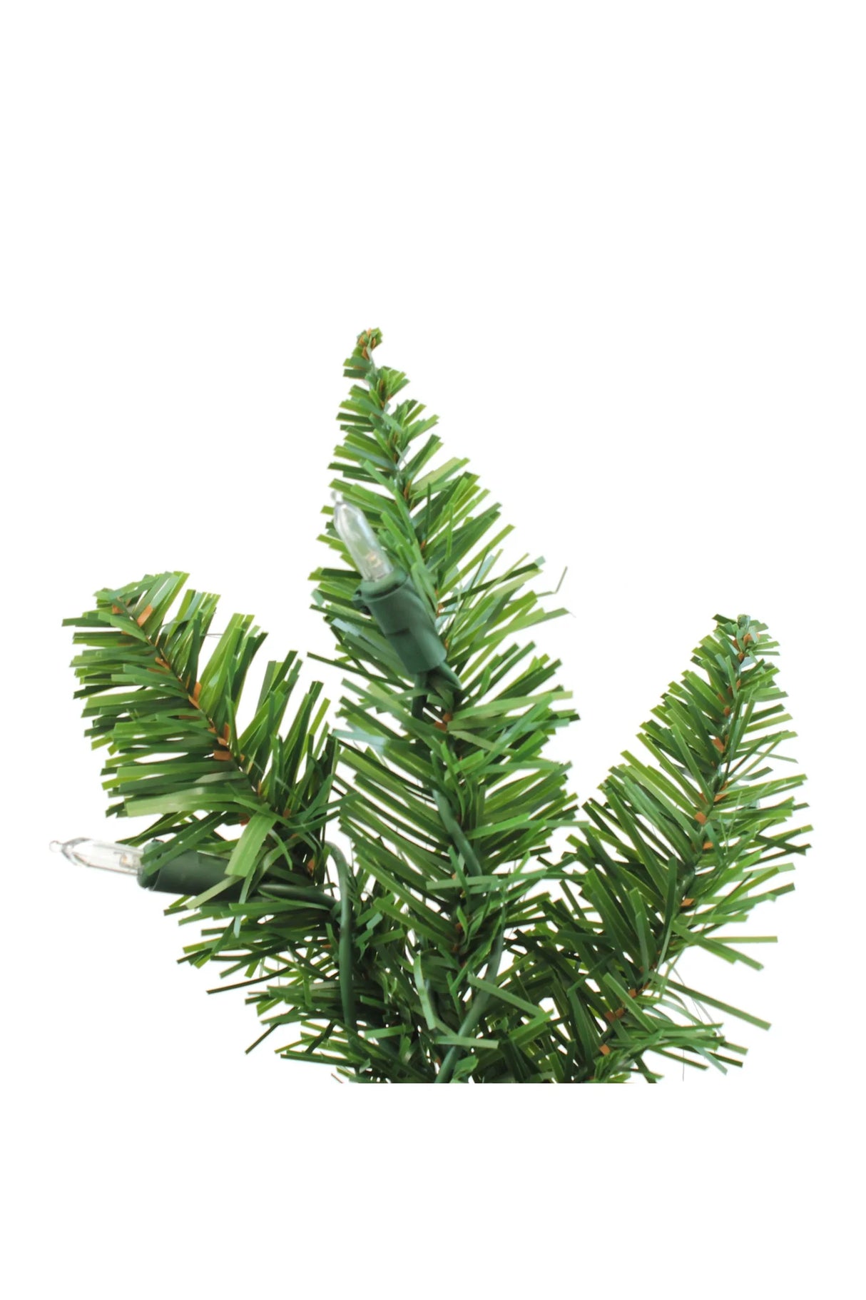 Prelit Slim Mixed Spruce Christmas Tree with Warm White Lights