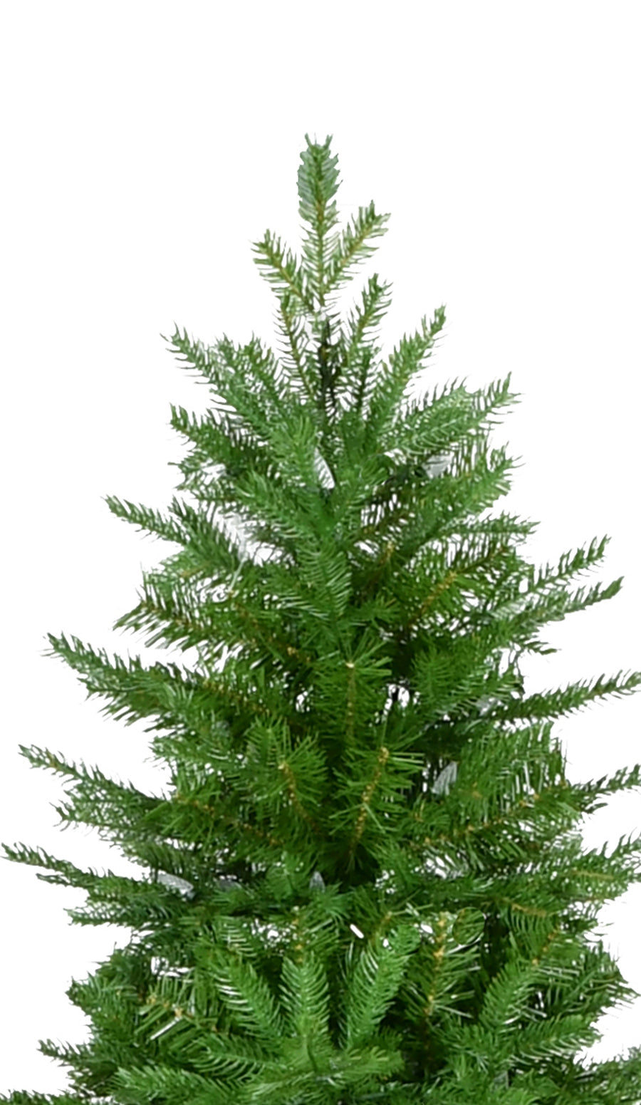 9' TREE, 1673 TIPS, METAL STAND, 58" DIA