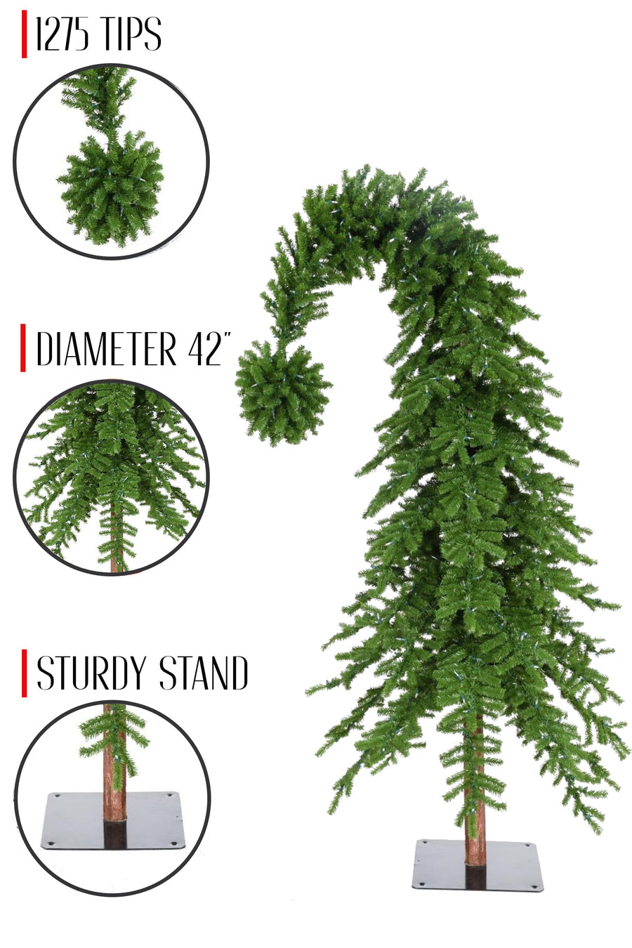 7ft GRINCH GREEN CHRISTMAS TREE