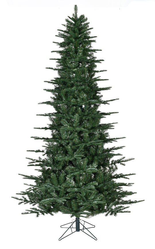 9' TREE, 2313 TIPS, METAL STAND, 62" DIA