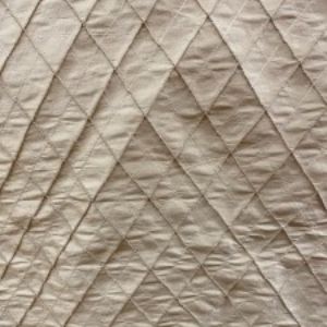 Piandre Silk Fabric - Solid Diamond Geometric, 54" Width (1 Yard)
