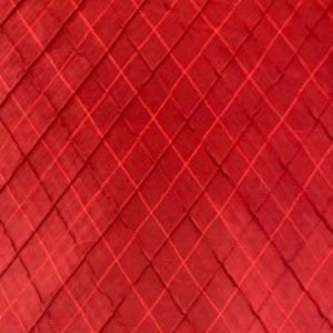 Piandre Silk Fabric - Solid Diamond Geometric, 54" Width (1 Yard)