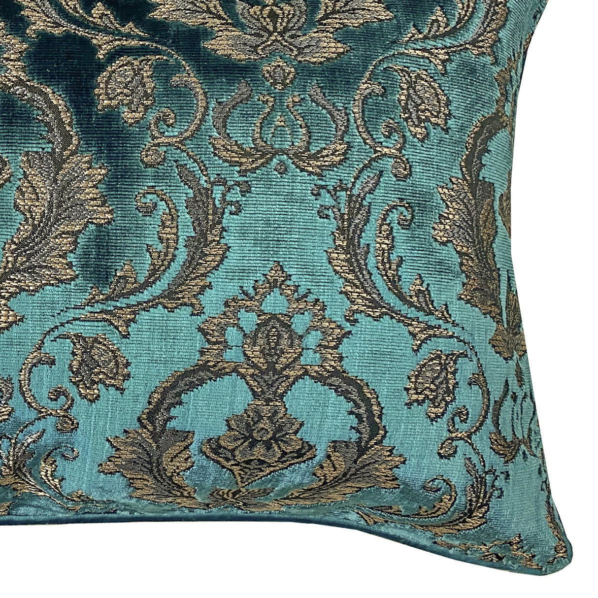 Beatrice Traditional Damask Cut Velvet Fabric - Damask Pattern, 18"H X 26"W (1 Piece)
