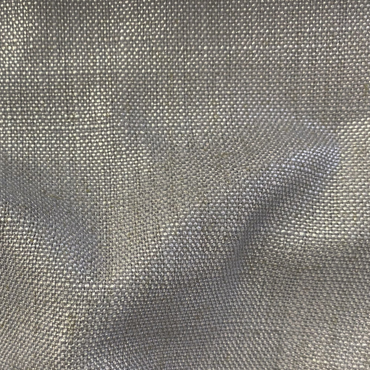 Pixie Fabric Solid Metallic Linen Blend Fabric - Spa, 55" Width (1 Yard)