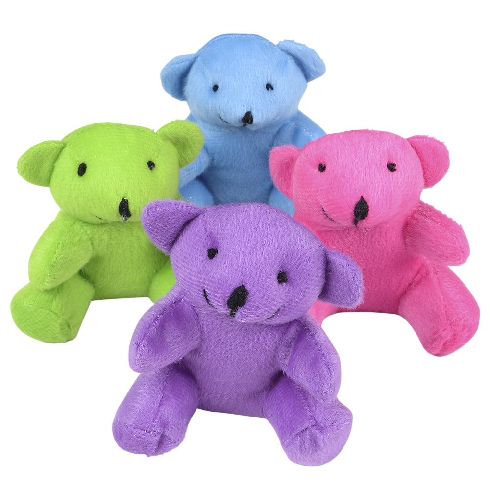 Neon Bear Plush (1 Dozen)