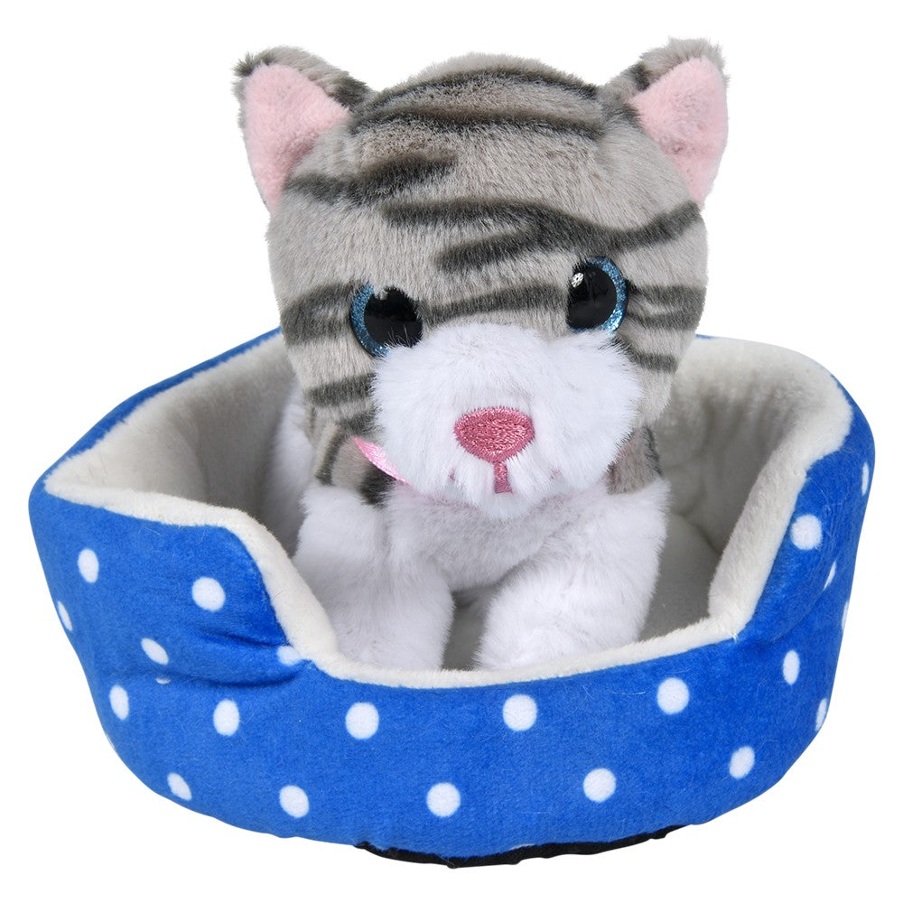 Cat Plush in Bed
